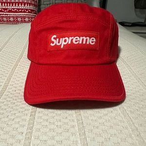 Supreme Washed Chino Twill Camp
Cap (SS21)
